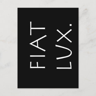 Fiat Lux Briefkaart