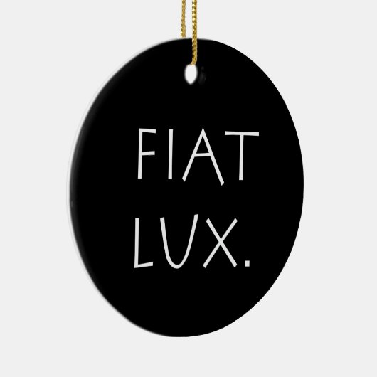Fiat Lux Keramisch Ornament (Rechts)