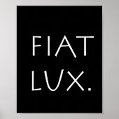 Fiat Lux Poster (Voorkant)
