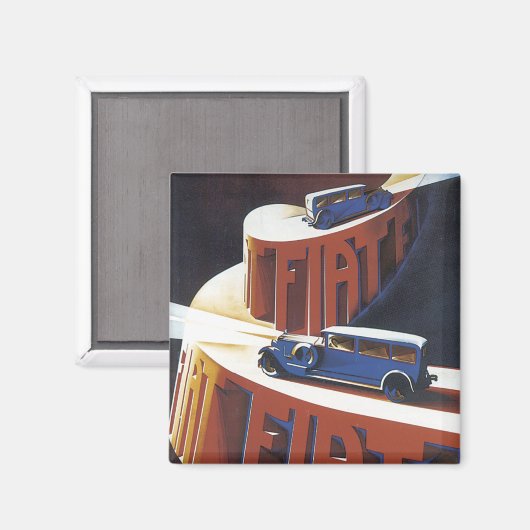 Fiat Magneet (Voorkant / Achterkant)