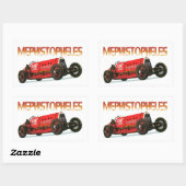 Fiat Mephistopheles Rechthoekige Sticker (Vel)