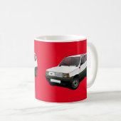 Fiat Panda 30 / 45 rood Koffiemok (Voorkant rechts)
