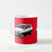 Fiat Panda 30 / 45 rood Koffiemok (Voorkant links)