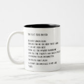 Fiat the YES Prayer Blessed Virgin Mary Tweekleurige Koffiemok (Links)