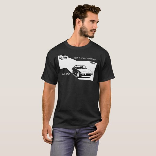 FIAT X19 Classic T-Shirt (Voorkant volledig)