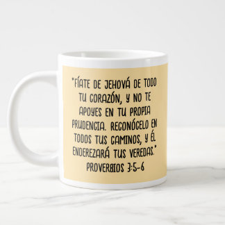 Fíate de Jehová de todo tu corazóSpreuken 3:5-6 Grote Koffiekop