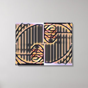 FIB 369 Gesloten sluitluiken, Fibonacci Canvas Afdruk
