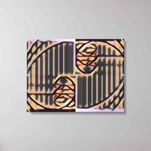 FIB 369 | Gesloten sluitluiken, Fibonacci Canvas Afdruk (Voorkant)