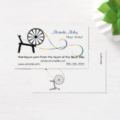 Fiber Art Visitekaartje of Hang Label (Bureau)