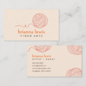 Fiber Artist Modern Yarn Visitekaartje (Voorkant / Achterkant)