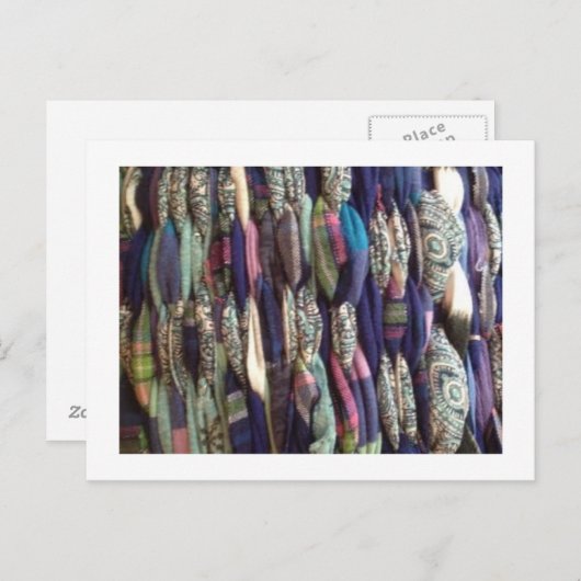 Fiber Arts Weaving briefkaart van Willowcatdesigns (Voorkant / Achterkant)