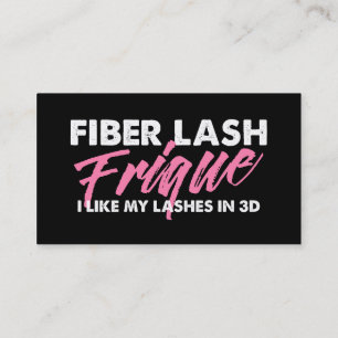 Fiber Lash Frique Business Card Visitekaartje