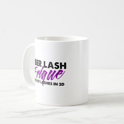 Fiber Lash Frique - Coffee Mok (Voorkant links)