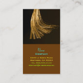 Fiber optische ~ hi tech-visitekaartjes visitekaartje (Achterkant)