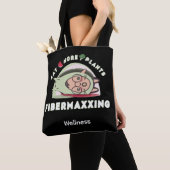 Fibermaxxing eat more plants tote bag (Dichtbij)
