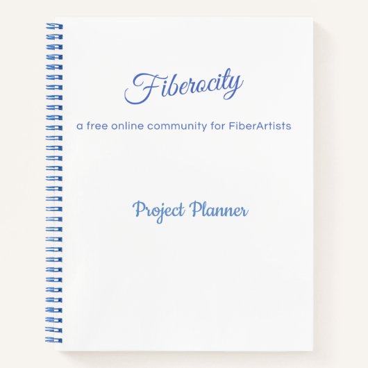 Fiberocity-projectplanners Notitieboek (Voorkant)