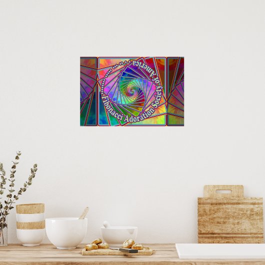 Fibonacci Adoration Society of America poster (Keuken)