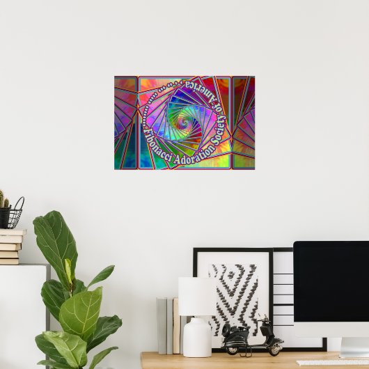 Fibonacci Adoration Society of America poster (Thuiskantoor)