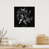 Fibonacci Bats Poster Print (Keuken)