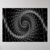 Fibonacci Black, Poster (Voorkant)