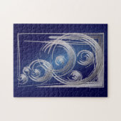 Fibonacci-cirkels Legpuzzel (Horizontaal)