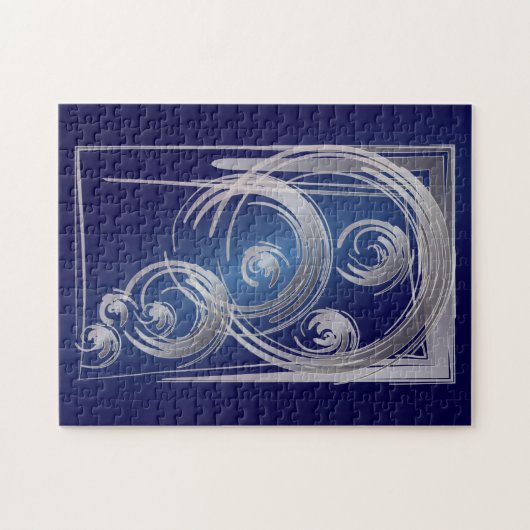 Fibonacci-cirkels Legpuzzel (Horizontaal)