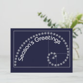 Fibonacci, de Gouden Groeten van de Verhouding Feestdagenkaart (Staand voorkant)