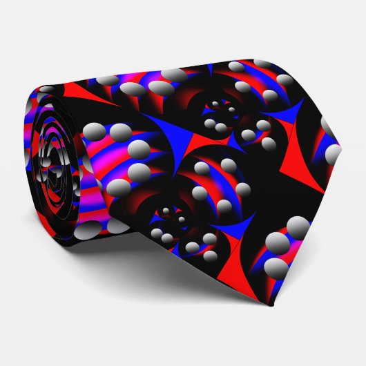 Fibonacci "Fish Black" van Kenneth Yoncich Stropdas (Opgerold)