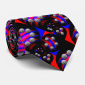 Fibonacci 'Fish Checker Black' door Kenneth Yoncic Stropdas (Opgerold)