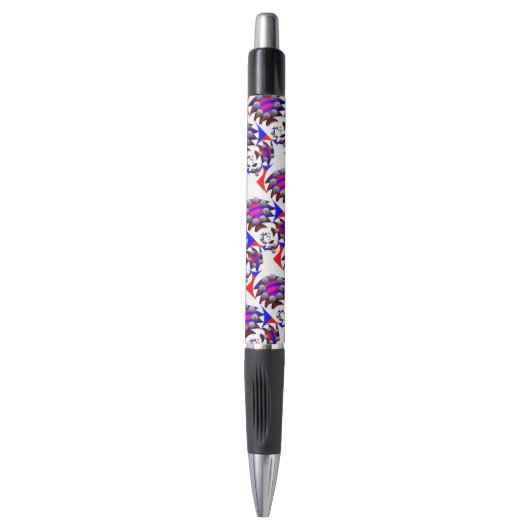 Fibonacci 'Fish Checker' door Kenneth Yoncich Pen (Voorkant Verticaal)