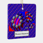 Fibonacci "Fish" door Kenneth Yoncich Keramisch Ornament (Rechts)