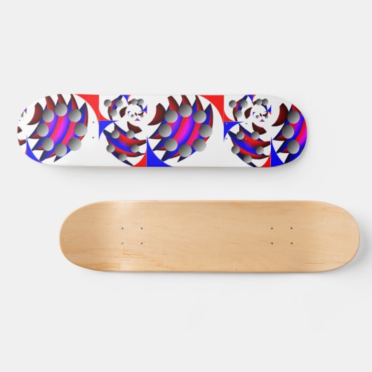 Fibonacci "Fish" door Kenneth Yoncich Skateboard (Horizontaal)