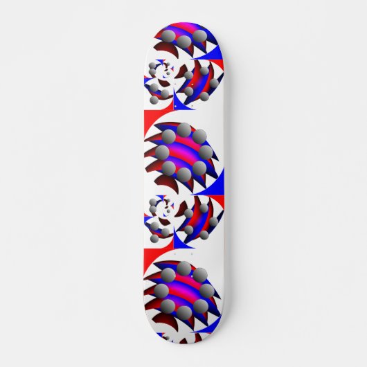 Fibonacci "Fish" door Kenneth Yoncich Skateboard (Voorkant)
