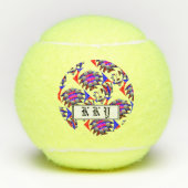 Fibonacci "Fish" door Kenneth Yoncich Tennisballen (Voorkant)
