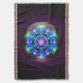 Fibonacci Flower Mandala Blanky Deken (Voorkant Verticaal)