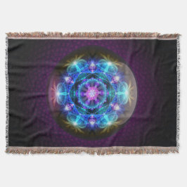 Fibonacci Flower Mandala Blanky Deken