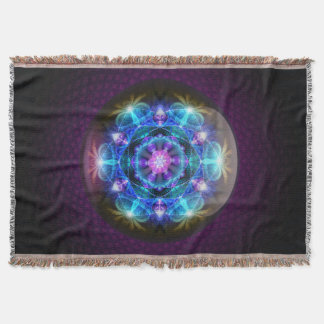 Fibonacci Flower Mandala Blanky Deken