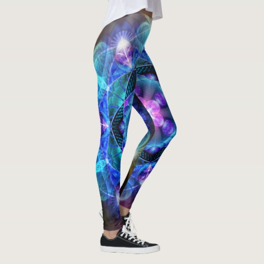 Fibonacci Flower Mandala Leggings (Rechts)