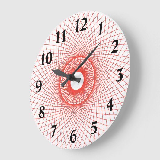 Fibonacci Flower Spiro Grote Klok (Hoek)