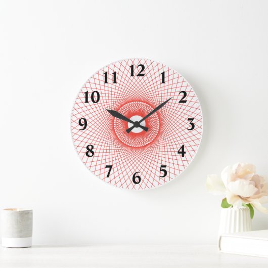 Fibonacci Flower Spiro Grote Klok (Huis)