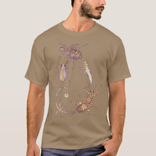 Fibonacci Fresh Water Bug Spiral T-shirt