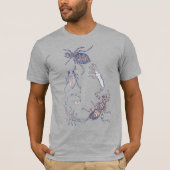 Fibonacci Fresh Water Bug Spiral T-shirt (Voorkant)