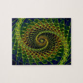 Fibonacci gekleurd, puzzle legpuzzel (Horizontaal)