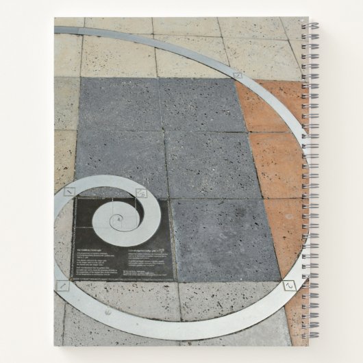 Fibonacci Golden Aesthetisch Plezier Notitieboek (Achterkant)