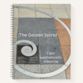 Fibonacci Golden Aesthetisch Plezier Notitieboek (Voorkant)