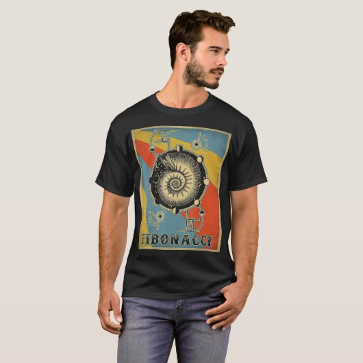 Fibonacci Golden Ratio T-shirt (Voorkant volledig)