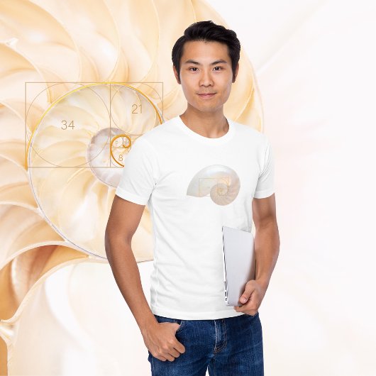 Fibonacci Golden Ration Sacred Geometry Art T-shirt