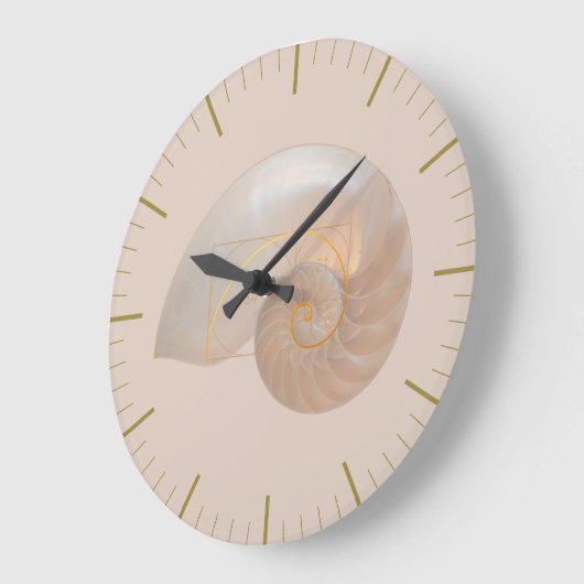 Fibonacci Golden Ration Sacred Geometry Large Grote Klok (Hoek)