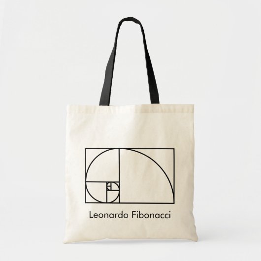 Fibonacci gouden verhouding - unieke wiskundige ku tote bag (Voorkant)