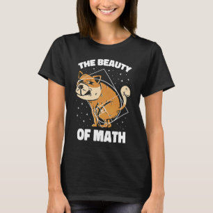 Fibonacci Gulden Ratio Hond Voor Wiskunde T-shirt